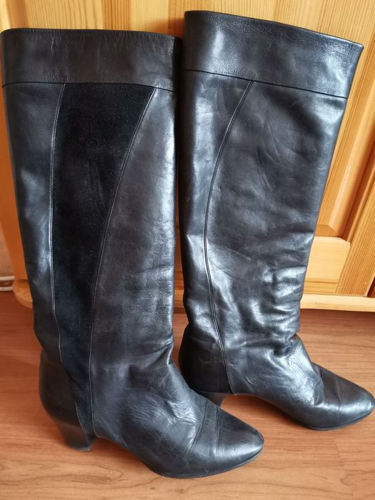 Дамски ботуши естествена кожа