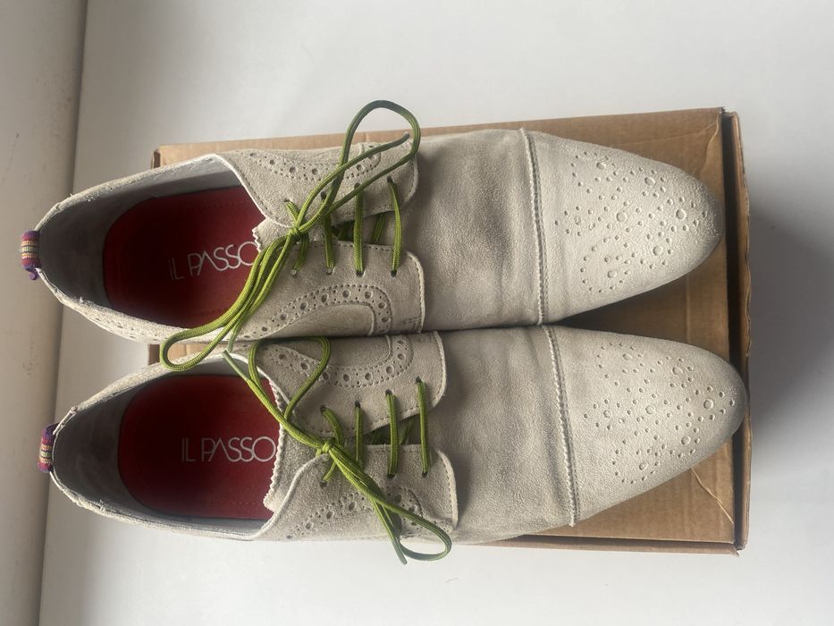 Pantofi IL Passo rafinati piele intoarsa naturala