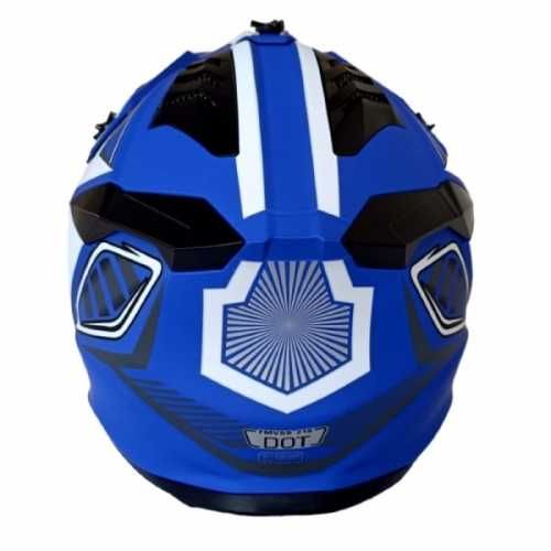 Каска Мотор Крос/АТВ/Бъги/Вело два Цвята