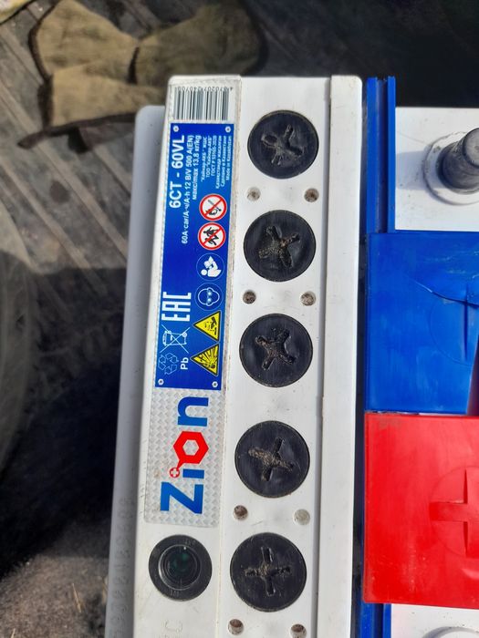 Продам аккумулятор  zion 60A