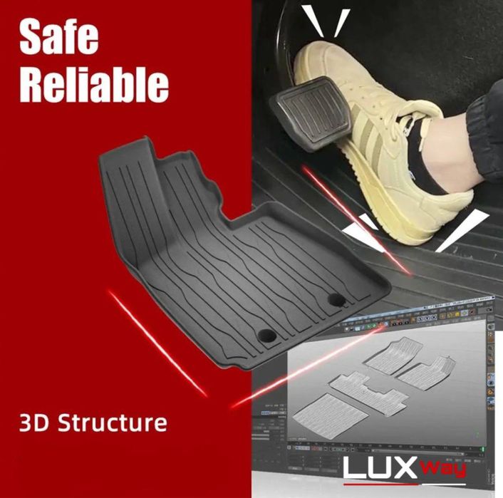 Салон коврик для BYD Han от «LuxwayShop»