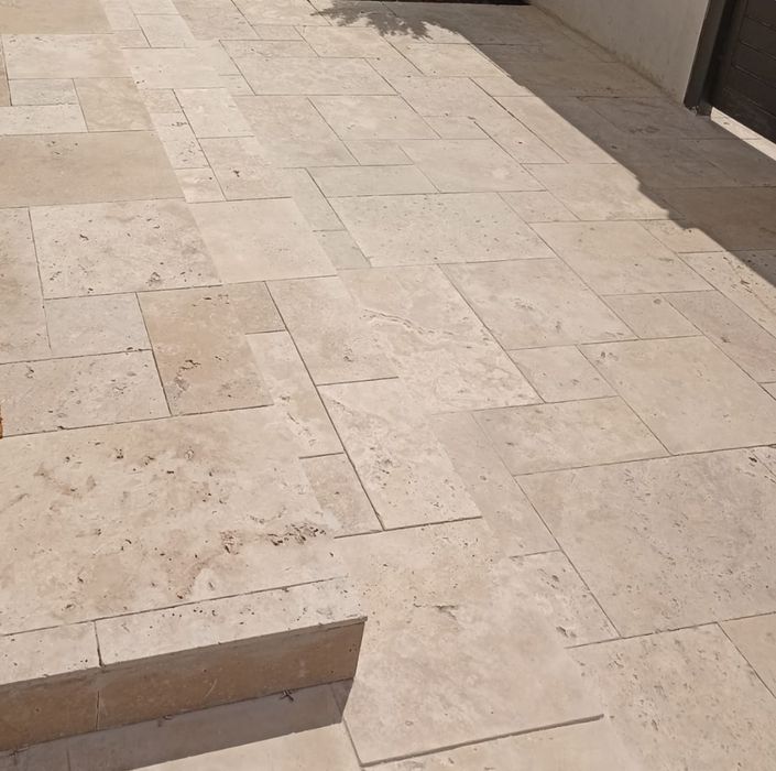 Travertin French Pattern Set 1,2 cm