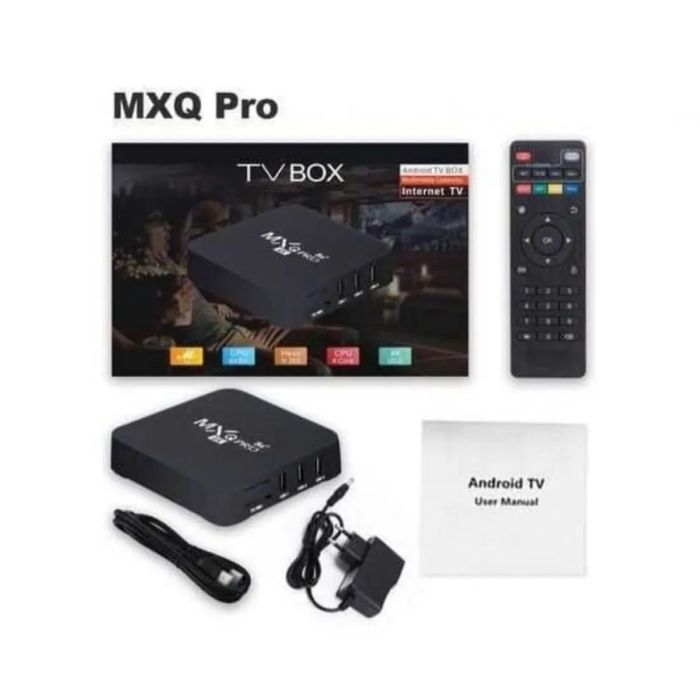 4GB/64GB MXQ PRO ,TV BOX Android TV Смарт тв бокс