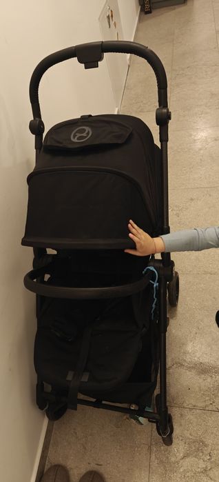 Cărucior Cubyx Melio Carbon - negru