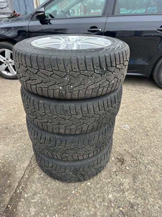 jante cu cauciucuri de iarna vw audi skoda seat r16