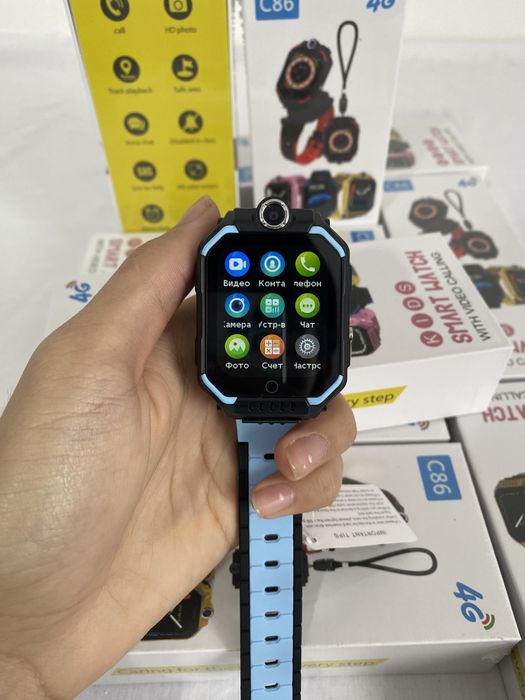 Детские смарт часы с сим-картой и gps