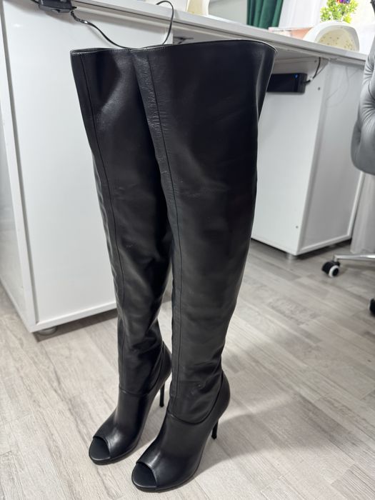 Cizme din piele naturala , marime 37
