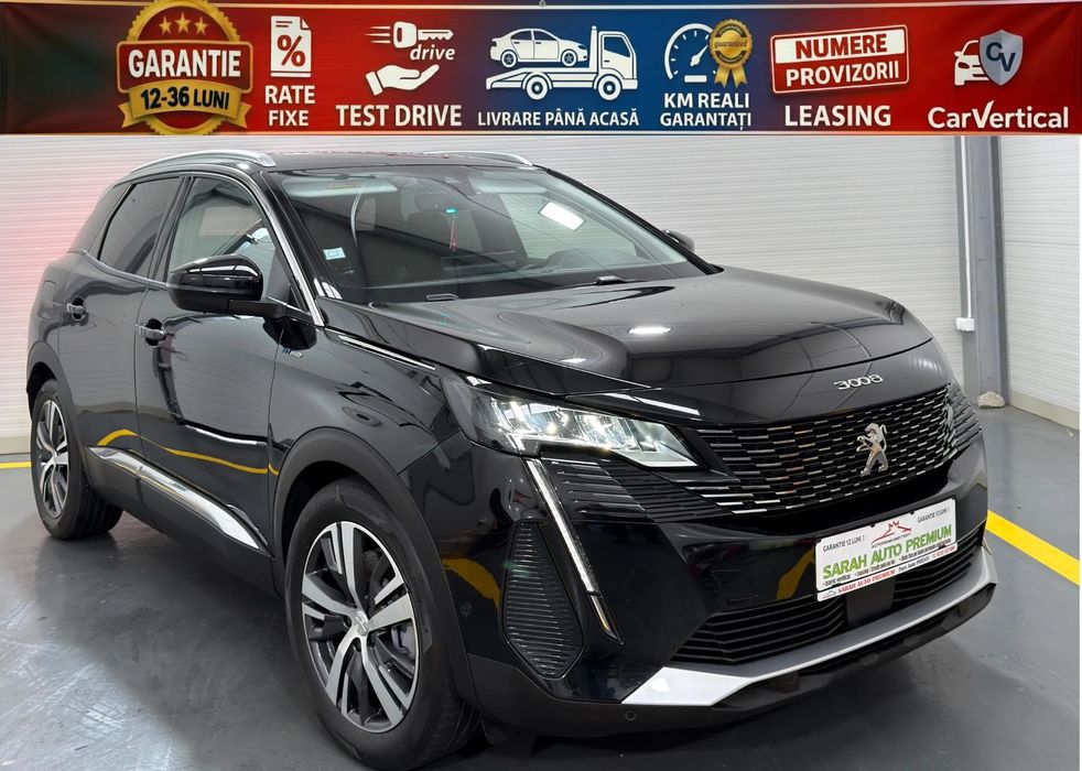 Peugeot 3008 1.6/PlugInHibrid/GTLINE/FaruriLED/Garantie18luni/LivrareAcasa