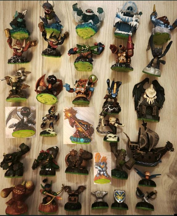 Skylanders la bucata,lot sau schimb aprox 200 figurine, portale,jocuri