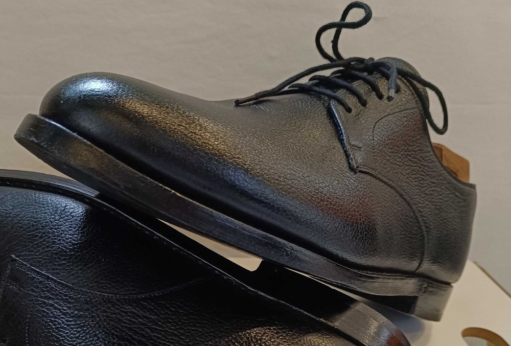 Pantof derby lucrati manual D. H. Pollack piele naturala premium