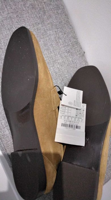 Обувки дамски от естествена кожа, размер 38