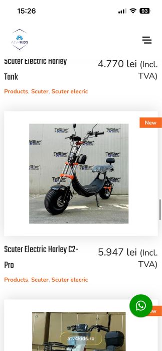 Scuter electric