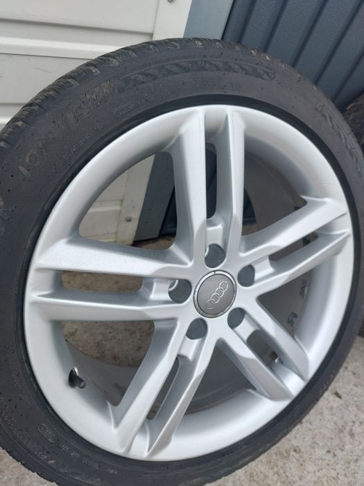 Set jante aliaj originale AUDI R18 5X112 CB 66.6 mm 8J ET 39