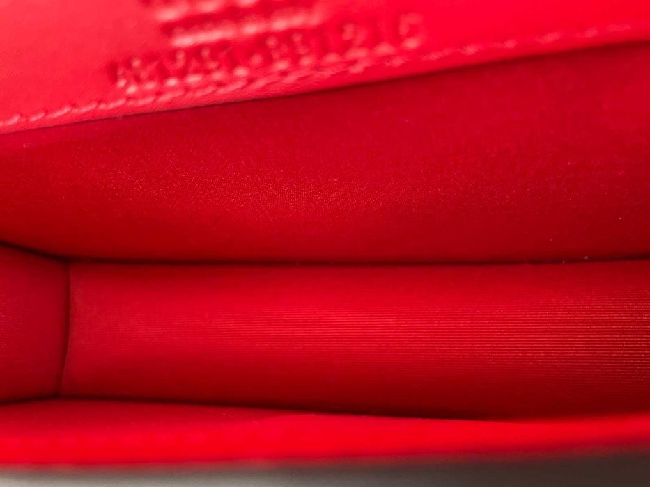 GUCCI Дамска мини Canvas чантичка Гучи Supreme с Черешки Автентична