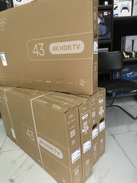 Телевизор TCL 43V6C 4K HDR GoogleTV Оптом Прошивка Доставка Установка