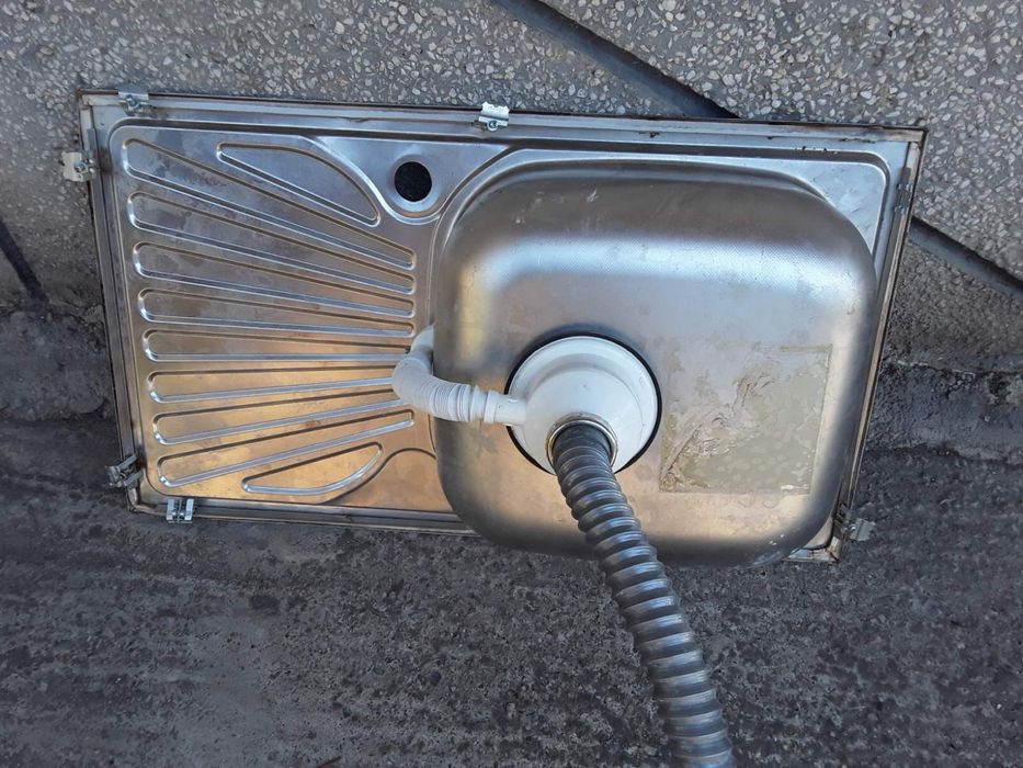 Мивка голяма, иноксова