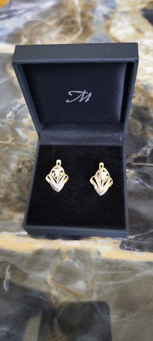 Золотые серьги 585 проба