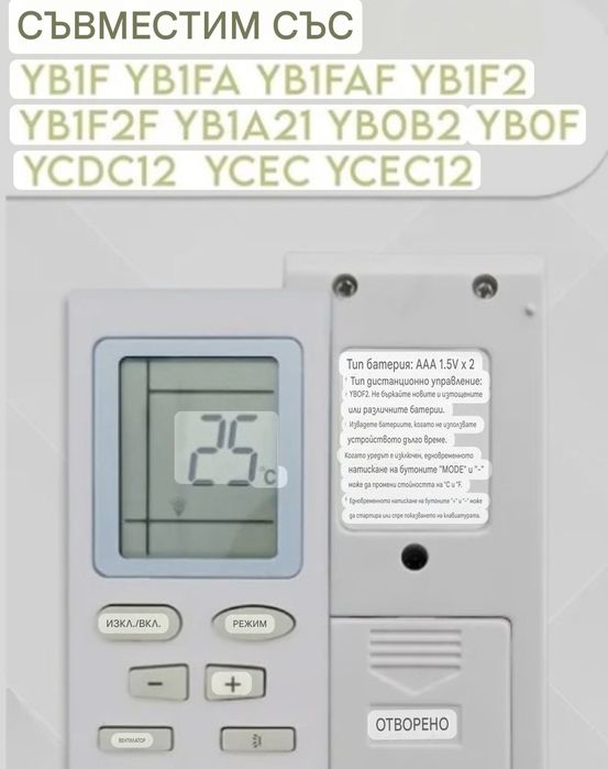 Дистанционно Gree YB1FA, YB1F, YB1F2 – Remote Control