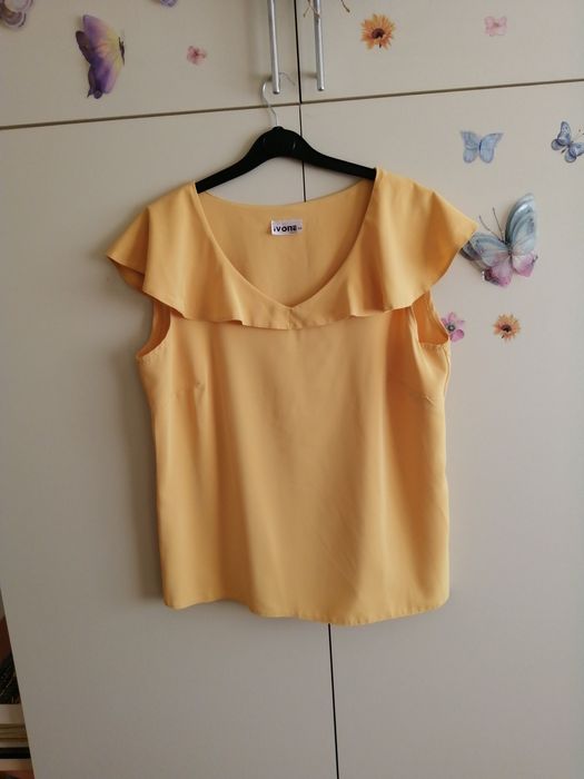 Bluza subțire de vară galbena