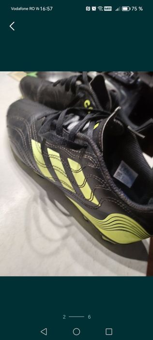 Ghete fotbal crampoane Adidas nr 37