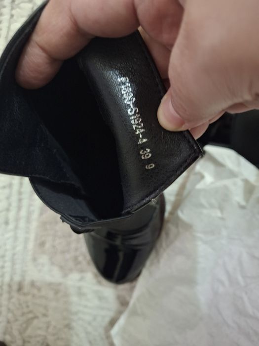 Полусапожки лаковые