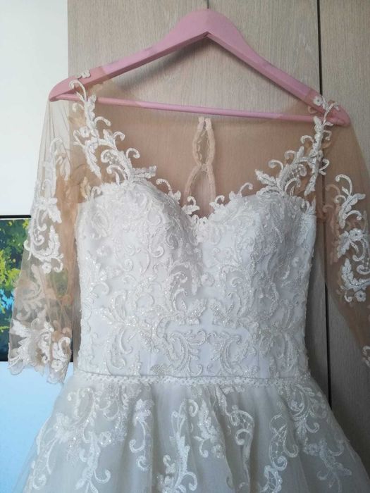 Rochie de mireasa A-line, Salon Maria, marimea 38