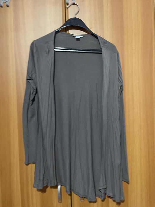 Cardigan lung New Yorker XS  gri-verzui