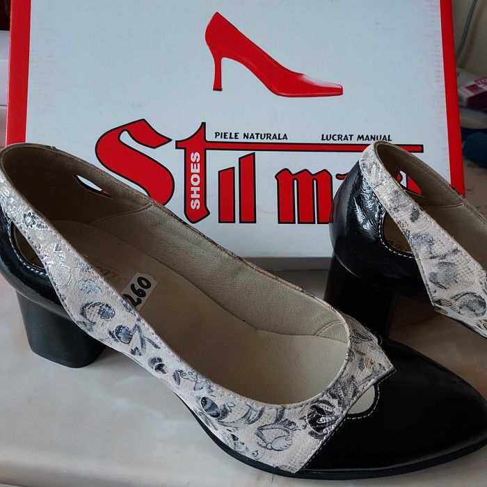 Pantofi damă piele