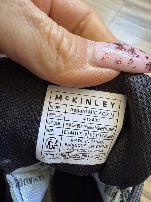 Видоки  обувки Asgard MID AQX M BLACK NIGHT/GREEN LI ! 44 н