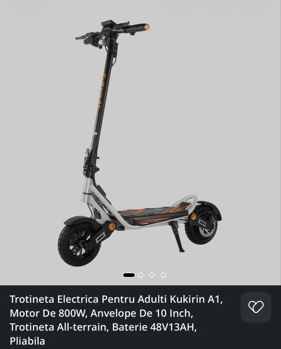 Vand Trotineta Kukirin A1  , 231km rulati