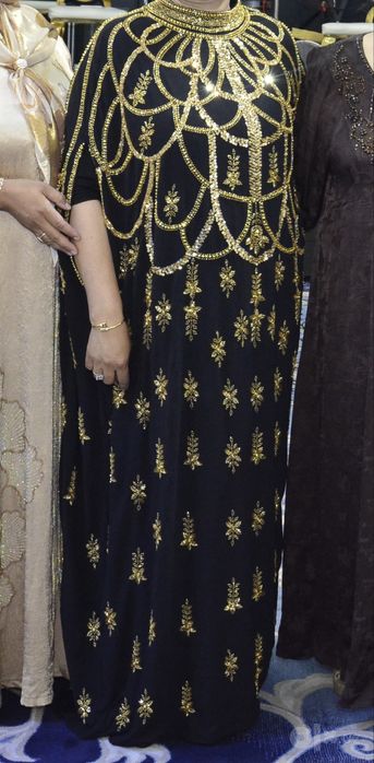 Toʻybop abaya koʻylak.Dubay biser. Svarovski toshli.Bir marta kiyilgan