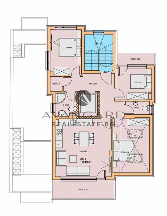 Продава се Четиристаен апартамент в Пловдив, Център - 130 кв.м за 1580 €/кв.м - Снимка #1