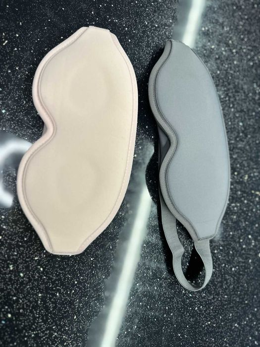 Маска за очи - сива и розова