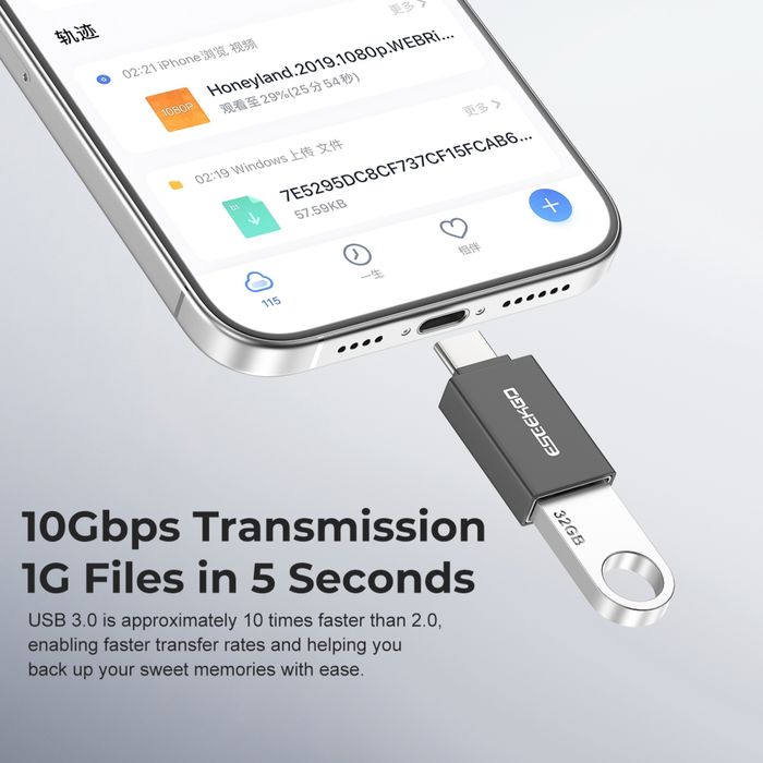 Адаптер USB C към USB A