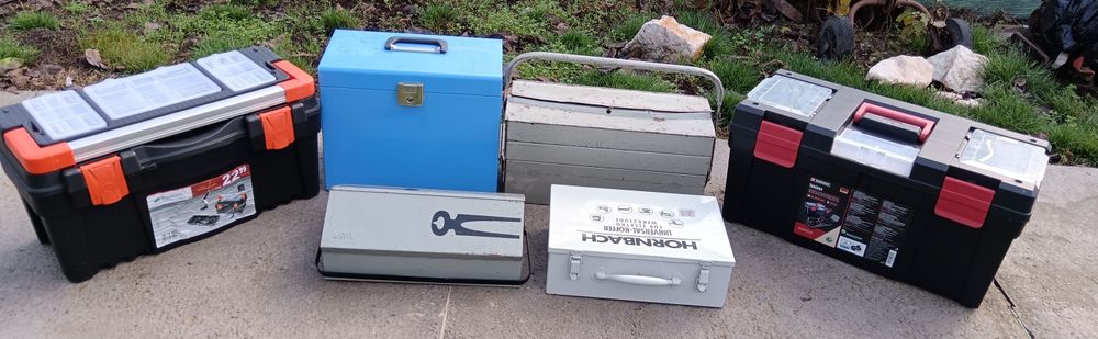 Cutii, truse, cutii depozitare, metal sau plastic