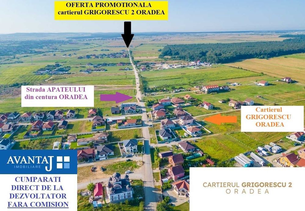OFERTĂ PROMOȚIONALĂ în cartierul GRIGORESCU 2 Oradea-toate utilitățile