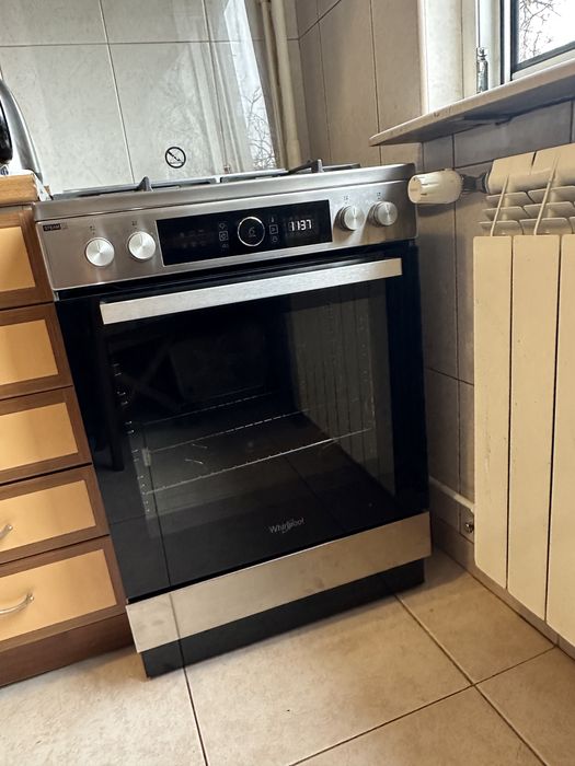 Aragaz WHIRLPOOL WS68G8ACXT/E/1, Gaz+Electric, L 60 cm, Grill, inox.