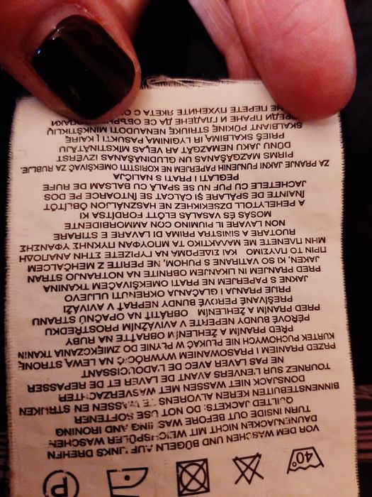 Geaca Christian Berg puf si pene, masura 40