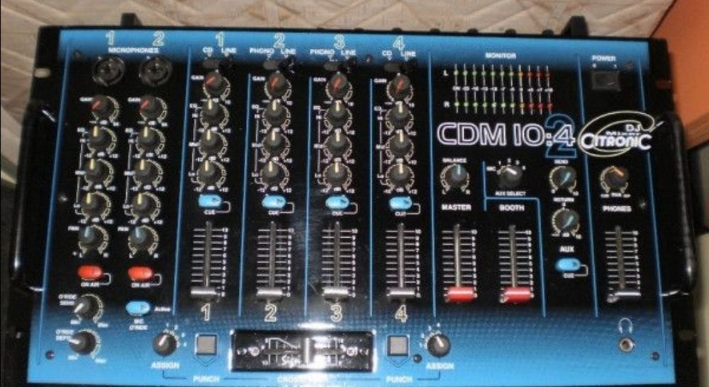 Mixer Profesional Citronic Cdm 10 4 ca nou Made in U.K