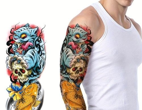 Ciorap imitatie tatuaj