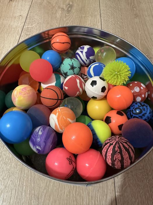 Подскачащи гумени топчета, силиконови топчета за вендинг машина