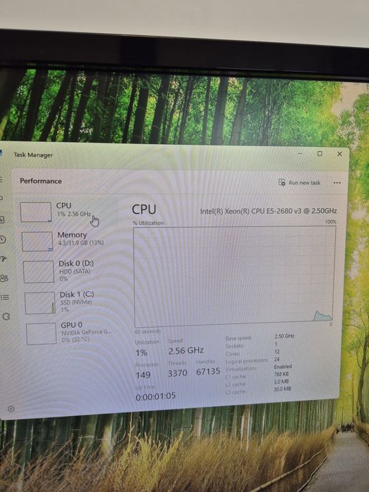 PC Gaming Complet GTX 1660 Super 6 Gb, Xeon E5 2680 , 32Gb Ram