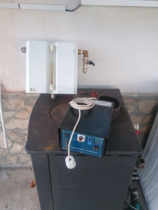 Печка с водна риза +тръби+кюнци