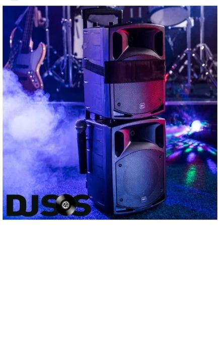 Vand boxe portabile Pro  QTX PAV8 STEREO PORTABLE CD/DVD,USB , 150W