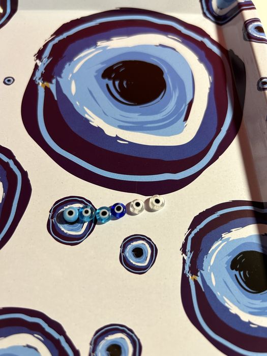 Герданчета от мъниста със синьо око