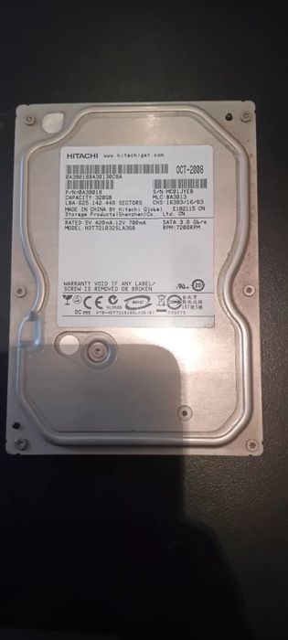 Hard disk de van