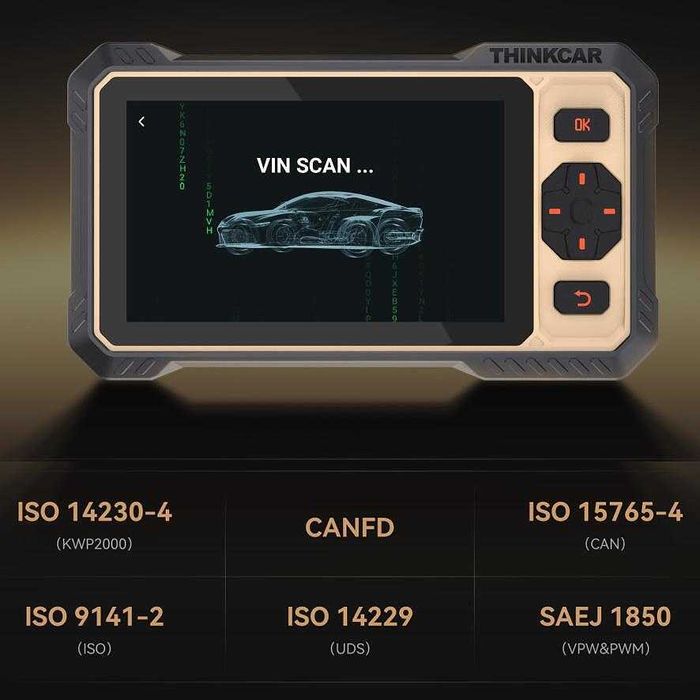 Thinktool reader 8 - уред за автодиагностика с българско меню 16 функ.