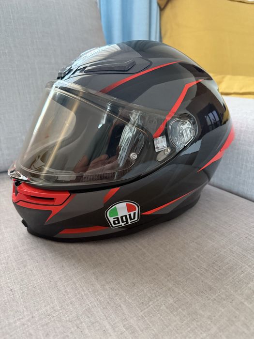 Casca moto AGV K6S marimea L + viziera heliomata