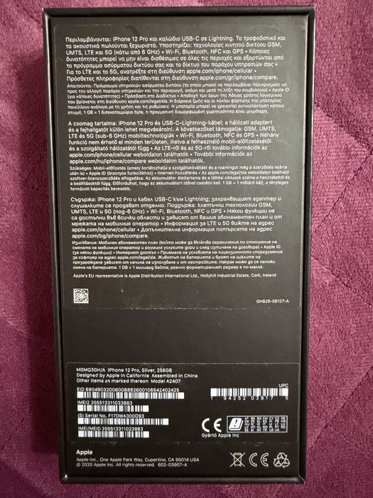 Iphone 12 Pro silver 256 GB