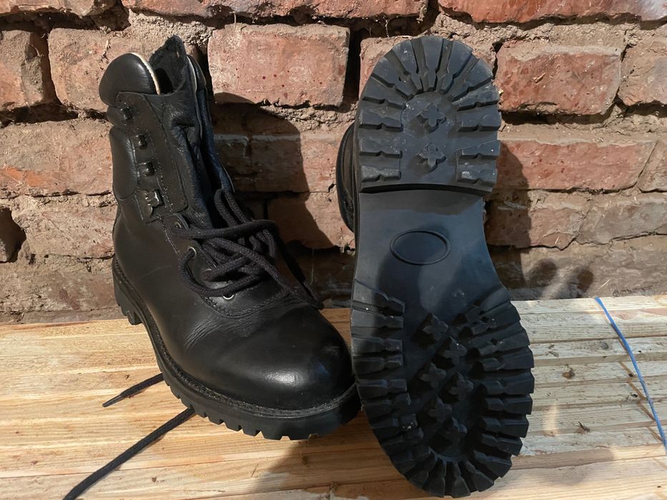 черни кубинки естествена кожа